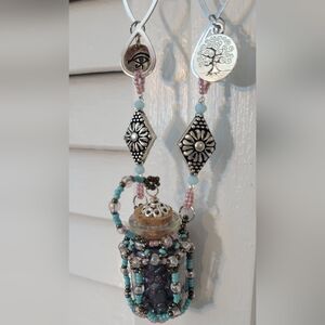 Gemstone Jar Necklace